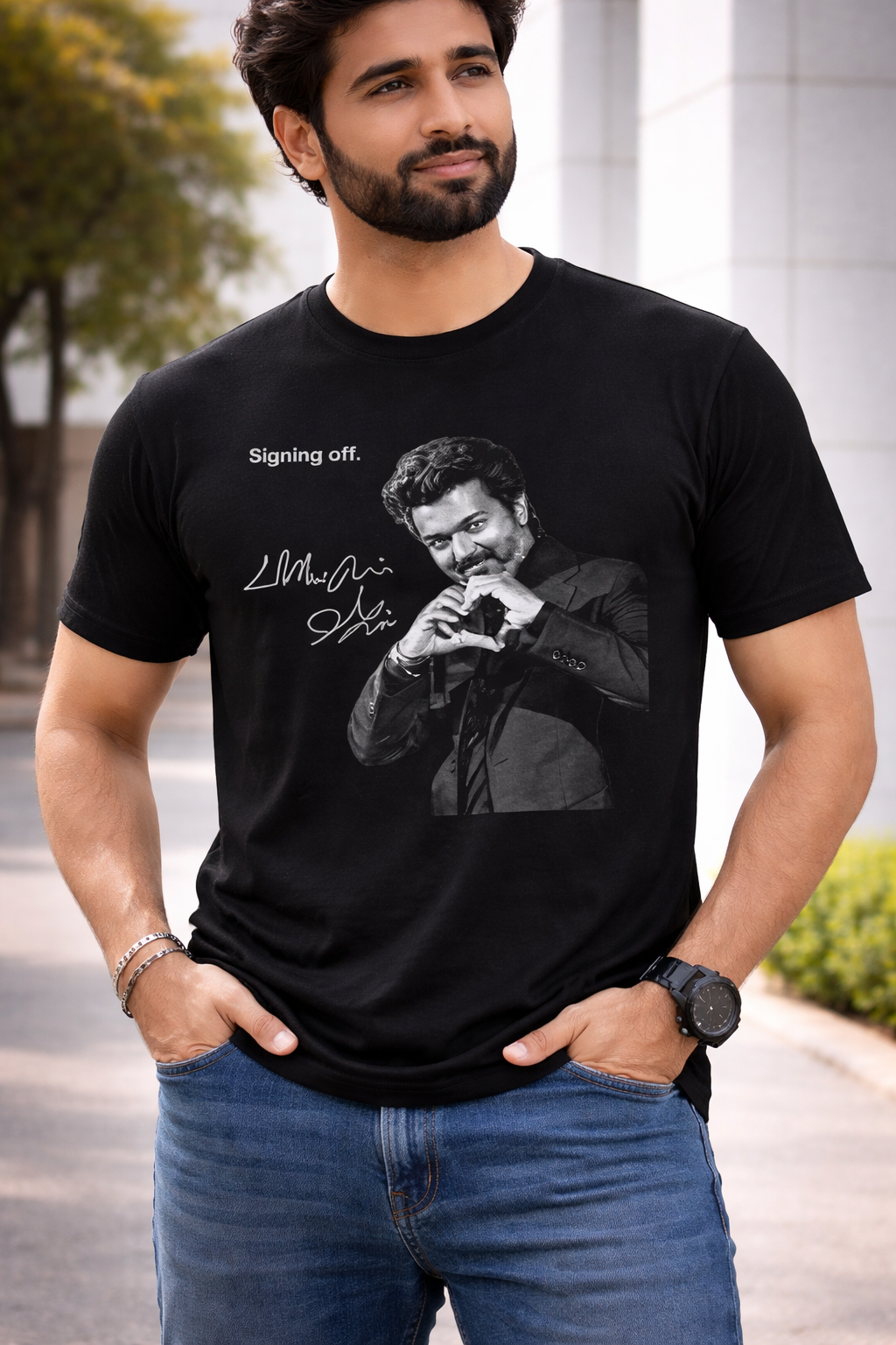 Thalpathy Vijay Printed Tshirt