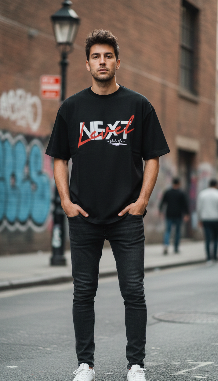 Short Sleeve Printed Oversized tshirt