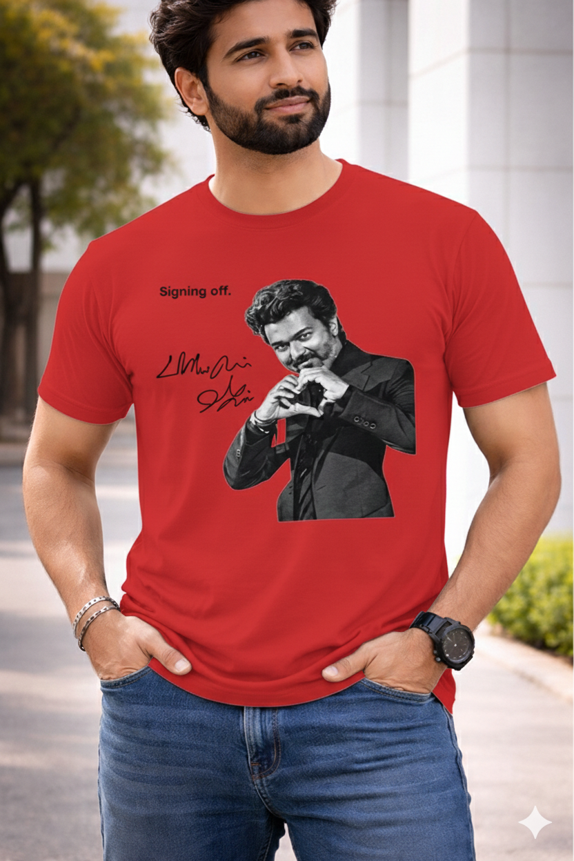 Thalpathy Vijay Printed Tshirt