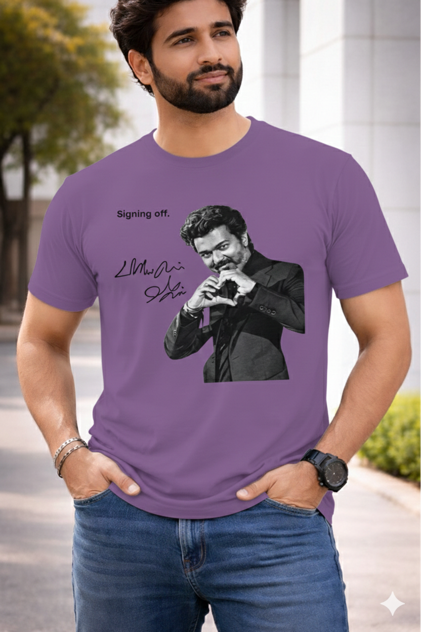Thalpathy Vijay Printed Tshirt